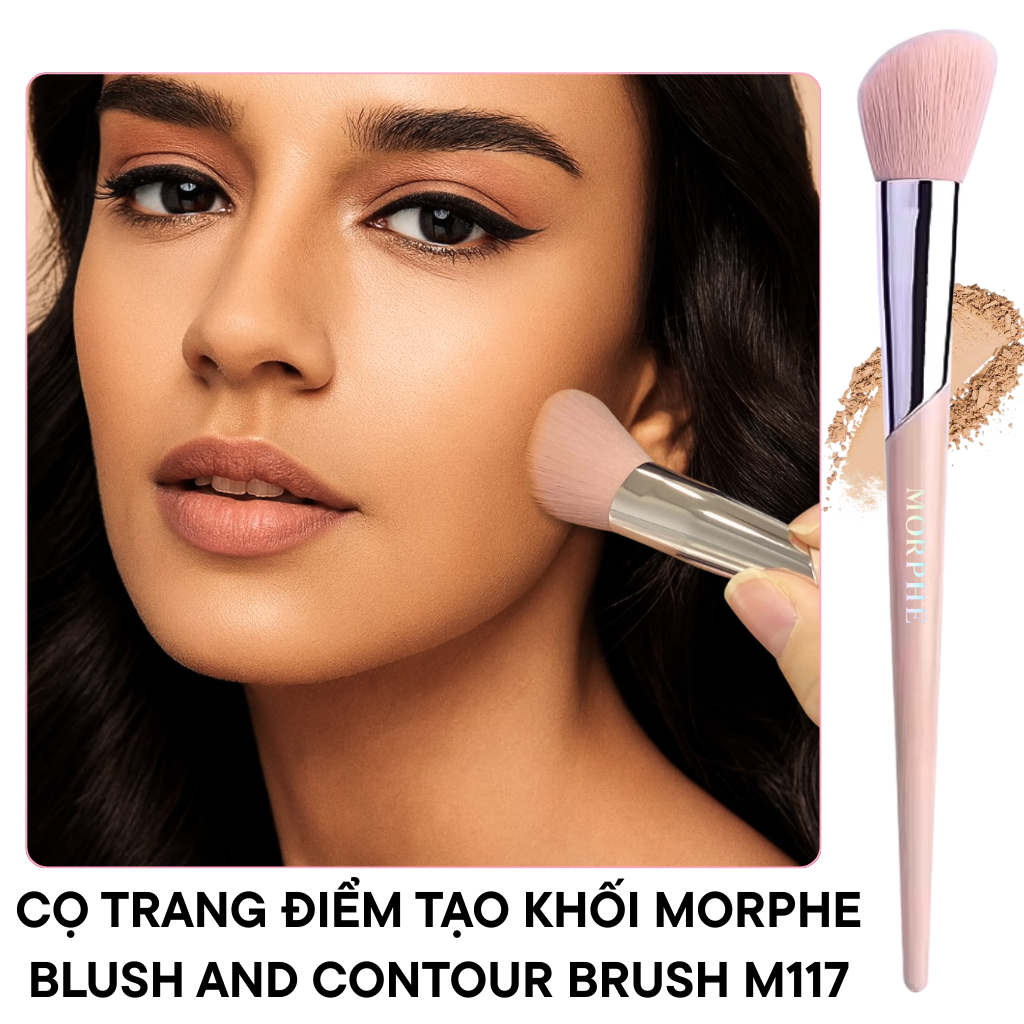 Cọ trang điểm tạo khối MORPHE Blush and Contour Brush M117